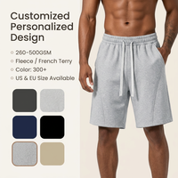 Shorts de marque 2026 pour hommes, shorts cargo d'été personnalisés, shorts de créateur pour hommes, short en molleton de coton de 7 pouces pour hommes, vêtements de sport
