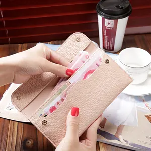 Factory Direct Supply Women's Long Wallet Fashion PU Leather Clutch Pouch Credit Card Holder Money Change Wallet Organizer