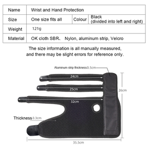 Attelle de poignet orthopédique réglable en nylon Aofit avec fermeture auto-agrippante pour le soutien de compression et le soulagement du syndrome du canal carpien – Idéale pour l'été - Product Image 6