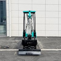 Excavatrice compacte de qualité professionnelle, homologuée CE EPA ISO, 1,8 tonne, norme Euro 5, machine durable avec attache rapide et tarière.