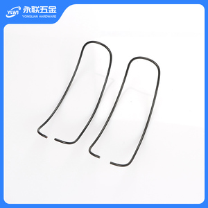カスタムステンレス鋼製メモリーワイヤー製スプリングクリップ-U字型ワイヤーフォーム（電気製品、玩具、工業用） - Product Image 2
