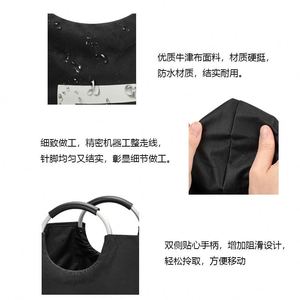 <b>Large</b> Capacity 82L Household Folding Laundry Hamper Dirty Clothes <b>Storage</b> <b>Basket</b> with Aluminum Handle <b>Storage</b> Barrel - Product Image 4