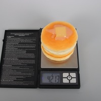 Jouet Squishy Soufflé en Gros, Simulation Gâteau à Rebond Lent, Jouet Anti-Stress Doux à Presser, Décoration Crème aux Fruits, Jouet Anti-Stress