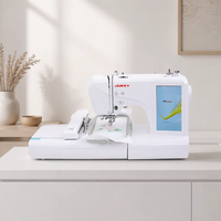 Machine à broder et à coudre informatisée multifonctionnelle ES5 à lit plat pour la confection de vêtements domestiques