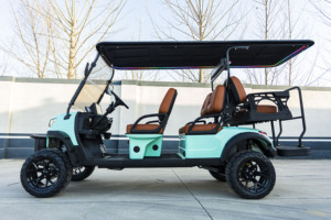 Great Standard Golf Cart Cars For Sale 4+2 Seater Street Legal Mini Buggy 72V Electric Golf Cart