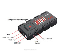 Boltpower G21 2000A Peak 16000mAh Super Condensateur 12V Chargeur de Batterie Portable pour Voiture/Camion/Moto Démarreur d'Urgence Bloc d'Alimentation