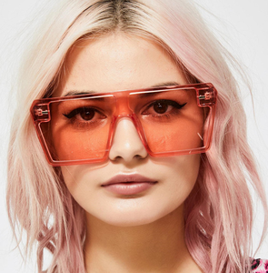 Occhiali da sole quadrati da donna di moda produttore di occhiali da sole personalizzati in cina con etichetta privata - Product Image 3