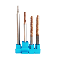 Fraise à dents en carbure monobloc pour routeur CNC, pour fraisage de PCB / bois / fibre de carbone, fraise en carbure D1-D20