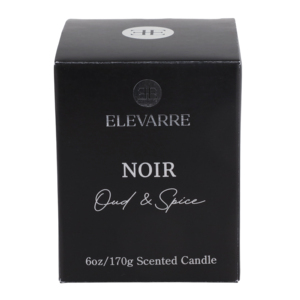 Candela Profumata Elevarre Noir Oud & Spice in Barattolo da 6oz con Coperchio - Product Image 6