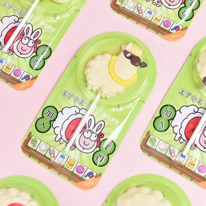 Barras de chocolate de dibujos animados de ovejas al por mayor de fábrica de 30 piezas de moda, aperitivos de repuesto de grasa con sabor a <span class=keywords><strong>menta</strong></span> con decoración recubierta - Product Image 1
