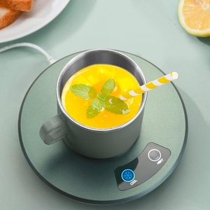 USB Smart Coffee Cup Heater Coffee Cup With Heater Smart Milk Heater Mug Heating and <b>Cooling</b> Keep Warm - Product Image 4
