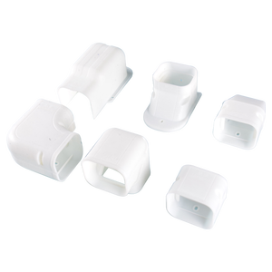 <span class=keywords><strong>Cache</strong></span>-raccord décoratif ABS pour <span class=keywords><strong>tuyau</strong></span> de <span class=keywords><strong>climatisation</strong></span>, couvre-prise de <span class=keywords><strong>tuyau</strong></span>, raccord droit, coude de conduit, <span class=keywords><strong>tuyau</strong></span> courbé - Product Image 5