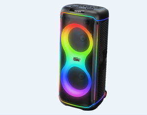 Nuevo Altavoz Inalámbrico para Fiestas con Ruedas 2026, Altavoz <span class=keywords><strong>BT</strong></span> Portátil, Altavoz de Karaoke para DJ con Doble Woofer de 10 Pulgadas, Modelo <span class=keywords><strong>710</strong></span> para Exteriores - Product Image 1