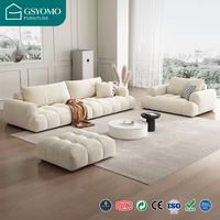 Ensemble de canapés Chesterfield contemporains confortables et modernes de Foshan pour le salon, certifiés ROHS, ISO9001 et CE