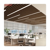 Panel de Techo de Aluminio de Bajo Costo, Diseño de Techo Falso para Oficina, Salón, Restaurante
