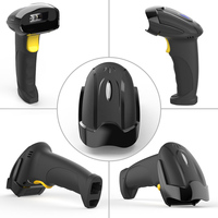 Lector de Códigos de Barras Láser 2D GTCODESTAR, Escáner de Códigos de Barras Inalámbrico USB 2.4G, Pistola Escaneadora de Códigos de Barras 1D, Escáner de Códigos QR Portátil