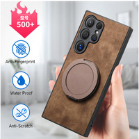 Étui magnétique 360 pour téléphone Samsung S26 Ultra °   Coque de protection rotative compatible avec Samsung S25 S24 Ultra A56 A36