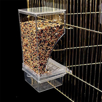 Cage à oiseaux en acrylique pour perroquet canari perroquet mangeoire pour animaux de compagnie accessoires transparents Cage à oiseaux en acrylique personnalisé fournitures spéciales Cage à oiseaux