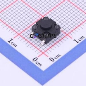 YTS1K0021ABG00 Tactile Switch SMD Switch ( Operating Force: 1.6N )( Switch Length: 6.15mm )( Switch Width: 6.15mm ) - Product Image 1