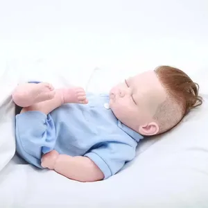 Boneca De Silicone Rub Muecas Reborn De Silicona BoyToy Bonecas De Bebê Que Olham Como Bebês Reais
