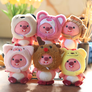 Celebrità di Internet adorabile topolino ciondolo carino orso portachiavi Charm Super morbido PP imbottito in cotone - Product Image 2