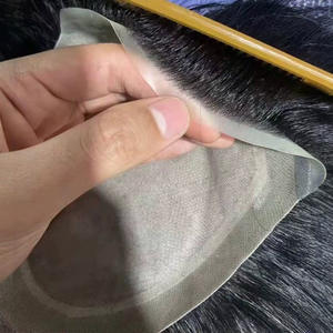 Toupet à cheveux pour <span class=keywords><strong>homme</strong></span> Reall Women <span class=keywords><strong>Blanc</strong></span> avec boucle en V noire pour <span class=keywords><strong>homme</strong></span> - Product Image 3