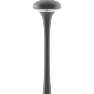 LED <b>Battery</b>-<b>Powered</b> Modern Aluminum <b>Table</b> <b>Lamp</b> 'Nudrop' Graphite Gray 2.2W 170lm - Product Image 5