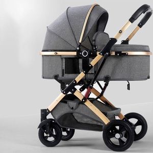 Poussette bébé légère, portable, pliable, pour nouveau-né, 3 en 1 - Product Image 6