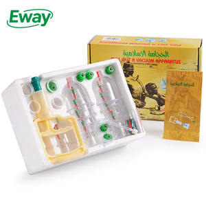 Vente en gros 12 pièces ensembles de ventouses en plastique jetables pour thérapie musculaire sous vide <span class=keywords><strong>Hijama</strong></span> Massage du corps/du dos vente en gros de ventouses en plastique - Product Image 1