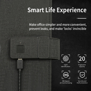 Kantoor Vergadering Multi-Functionele Vingerafdruk Bluetooth Unlock Draadloos Opladen Notebook Notebook Bedrijf - Product Image 4