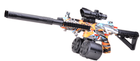 Vente chaude M4 Double Baril Gelblaster Éclaboussures Gel Tambour Clips Électrique Splat Gel Blaster Pistolets Jouets
