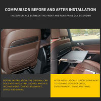 Tablette de table arrière originale pour véhicule d'affaires de luxe BMW Séries 5, 6, 7, 5x, 6x, 7x