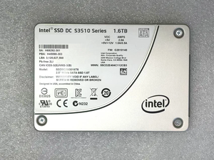 SSDSC2BB016T6 DC S3510 ซีรีส์ 1.6TB ฮาร์ดดิสก์เซิร์ฟเวอร์ภายในแบบโลหะ ขนาด 2.5 นิ้ว SATA III 6Gb/s สำหรับองค์กร - Product Image 3