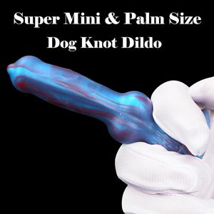 <span class=keywords><strong>Dildo</strong></span> <span class=keywords><strong>Mini</strong></span> de Silicone em Forma de Cachorrinho 9.2CM, Brinquedo Estimulante para o Ponto G para Mulheres ou Casais, Venda Quente na Amazon - Product Image 3