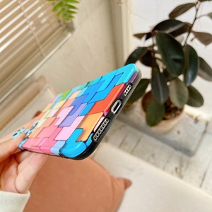 Nuevo Rainbow Visual Squares Cover Straight Edge IMD TPU Case para <span class=keywords><strong>iPhone</strong></span> 12 - Product Image 4