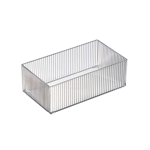 High Quality Stackable Transparent <strong>Plastic</strong> Stripe <strong>Storage</strong> Boxes <strong>Drawer</strong> Organizers - Product Image 6