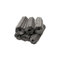 Briquettes de charbon de bois sans fumée fabriquées à la machine, bois dur, >90% de teneur en carbone, faible teneur en matière volatile, temps de combustion de 4 à 5 heures, BBQ No