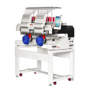 Portable Two Heads Computerized <strong>Embroidery</strong> <strong>Machine</strong> 400x500mm 3 in 1 Cap Flat Garment <strong>Embroidery</strong> <strong>Sewing</strong> <strong>Machine</strong> - Product Image 1