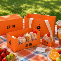 Boîte à tiroir coulissant en carton blanc biodégradable de qualité alimentaire avec logo personnalisé pour l'emballage de macarons et de beignets