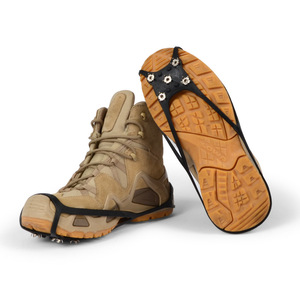 Cubrebotas Antideslizantes para Exteriores, para Nieve y Lluvia, Unisex, Suela de Goma, Talla Única 36-44, Redondos, Negros - Product Image 1