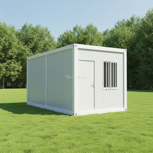 Maison conteneur détachable, facilement transportable, structure modulaire en acier semi-gérée pour bureau, chambre ou entrepôt simple - Product Image 2