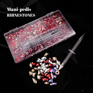 Cristales Mixtos <span class=keywords><strong>de</strong></span> Estrás, Diamantes <span class=keywords><strong>de</strong></span> Imitación para Decoración <span class=keywords><strong>de</strong></span> <span class=keywords><strong>Uñas</strong></span>, Adornos Acrílicos para <span class=keywords><strong>Uñas</strong></span>, Parte Posterior Plana, Brillantes, Accesorios 3D para <span class=keywords><strong>Uñas</strong></span> - Product Image 5