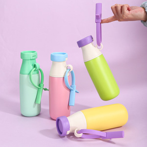 Valentines Day Custom Insulated Straw Tumbler 18oz Stainless Steel Thermal Water Bottle <b>Hot</b> <b>Cold</b> 6 12 Hours - Product Image 4