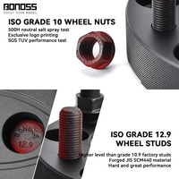 Spacer Roda 5x114.3 5x4.5 untuk Lexus RX ES NX IS GS UX RC 5mm hingga 50mm Hub Centric CB60.1 Desain Pendingin Aktif Forged BONOSS