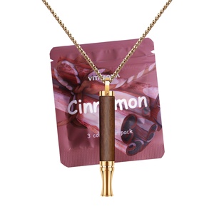 Cigarettes aromatiques aux herbes naturelles pour le soulagement du stress et de l'anxiété, menthol, arrêt du tabac, collier pendentif à l'huile essentielle pour la respiration - Product Image 2