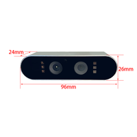 Module de caméra HD 2MP 1080P prêt à l'emploi avec boîtier 105dB WDR 79 °   FOV Faible Consommation 160mA pour Contrôle d'Accès et Présence Intérieure