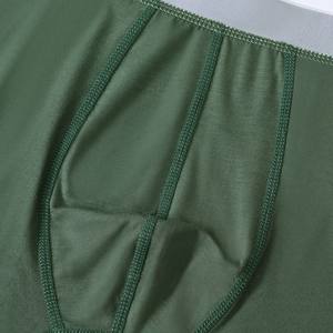 <span class=keywords><strong>Boxer</strong></span> di taglia all'ingrosso per uomini morbidi in fibra di bambù slip <span class=keywords><strong>lunghi</strong></span> da <span class=keywords><strong>uomo</strong></span> biancheria intima da <span class=keywords><strong>uomo</strong></span> pantaloncini da cintura personalizzati logo personalizzato - Product Image 3