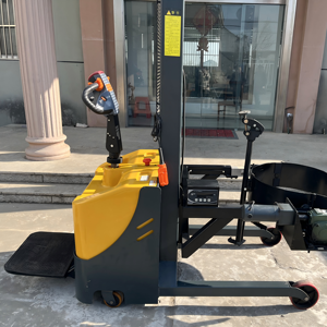 Leichter elektrischer Öl trommel wagen mit elektronischer Waage für batterie betriebene Lack fabrik inkl. Pumpen motor - Product Image 3