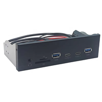 USB3.2 GEN1 Front Panel 5G Optical Drive Bay 5 Ports USB+TYPE-C+SD/TF+Headset Integrated