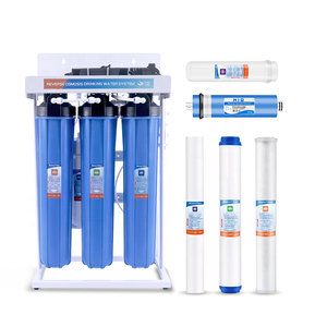 Purificateur d'eau sous évier à 5 étages 400gpd Systèmes d'osmose inverse commerciaux pour restaurant de café à domicile avec réservoir 10gpd - Product Image 2